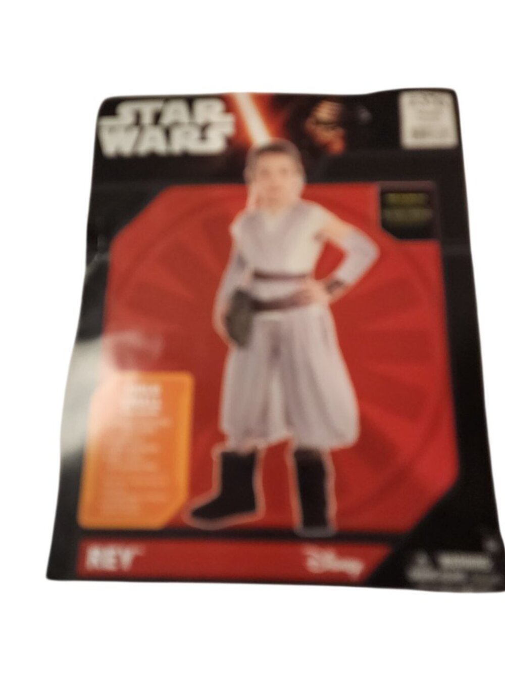 Disney REY Star Wars HALLOWEEN COSTUME The Force Awakens SMALL Rubies 4 PC